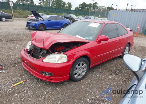 1999 Honda Civic Si from USA, damaged, VIN 1HGEM1153XL077739